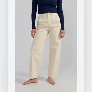 NWOT Apiece Apart Women’s Size 30 Ecru Meridian Wide Leg Pants
